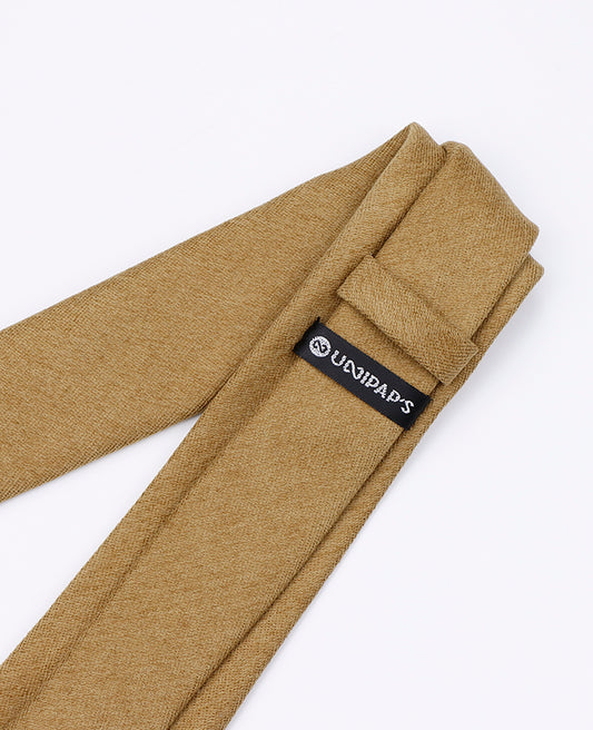 Cravate Marron n°3 Homme en Effet Velours «Simon»