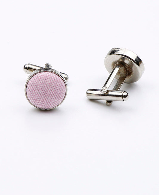 Boutons de Manchette Rose n°2 en Coton | Edgard - Unipap's