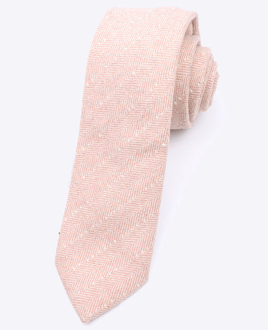 Cravate Rose n°1 Homme en Laine | Claude - Unipap's