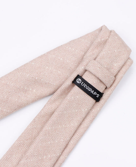 Cravate Rose n°1 Homme en Laine | Claude - Unipap's