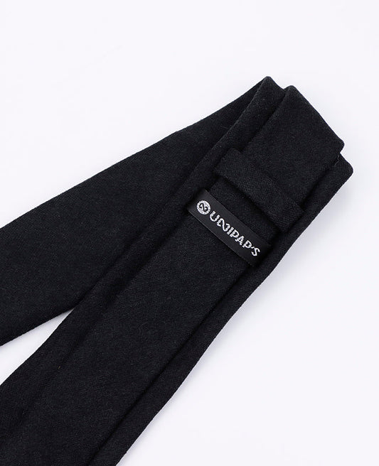 Cravate Noir Homme en Effet Velours | Simon - Unipap's