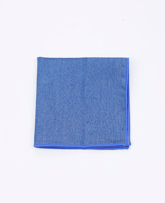 Pochette de Costume Bleu n°5 en Coton | Edgard - Unipap's