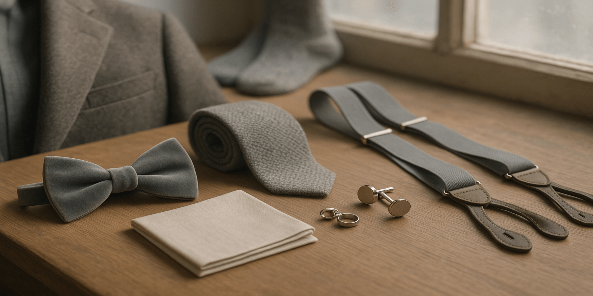 Pourquoi les accessoires de costume gris sont-ils un choix élégant pour l’hiver ? Imagen