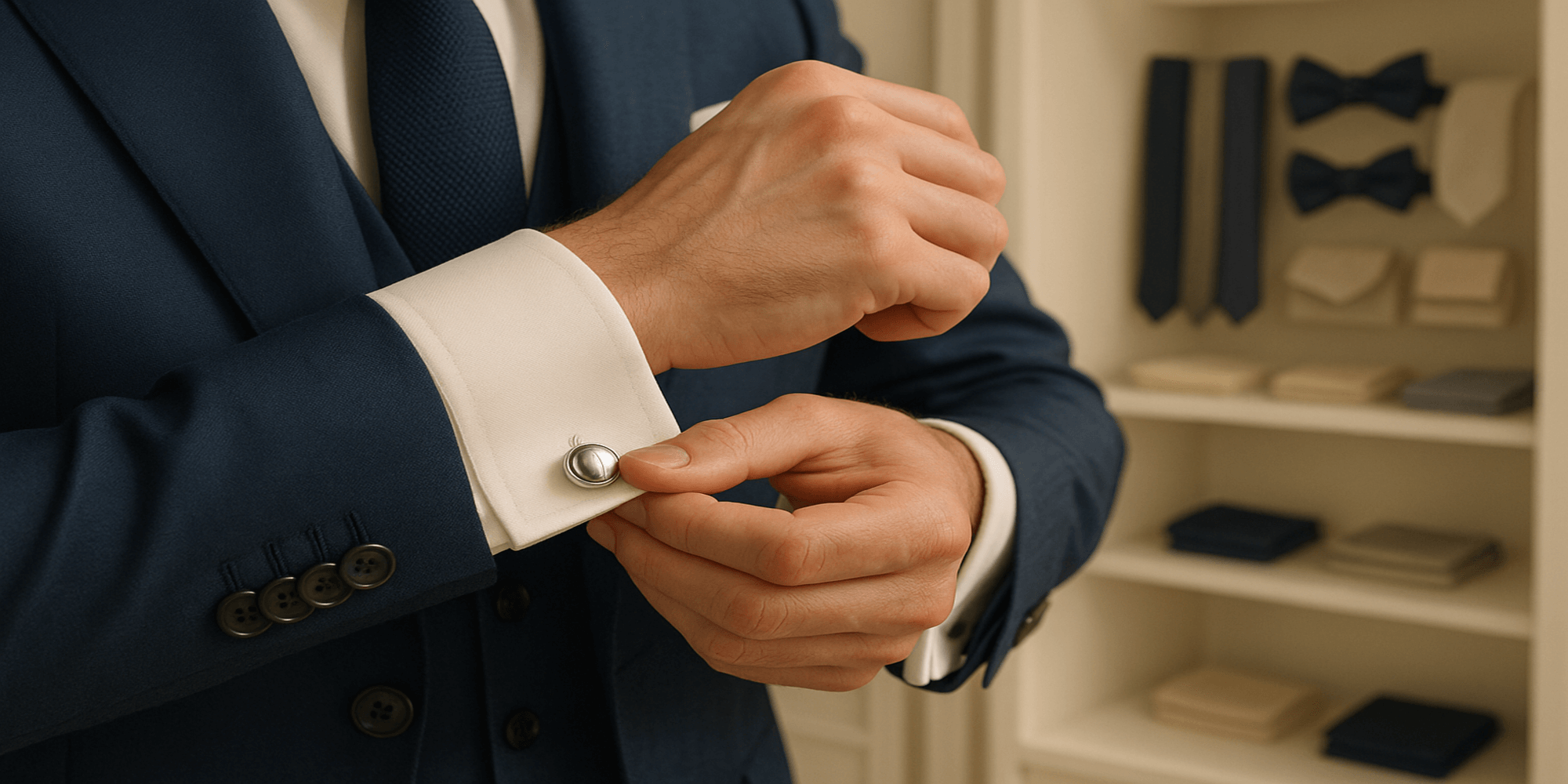 Les Boutons de Manchette : Accessoire Indispensable pour Élever Votre Style ! Imagen
