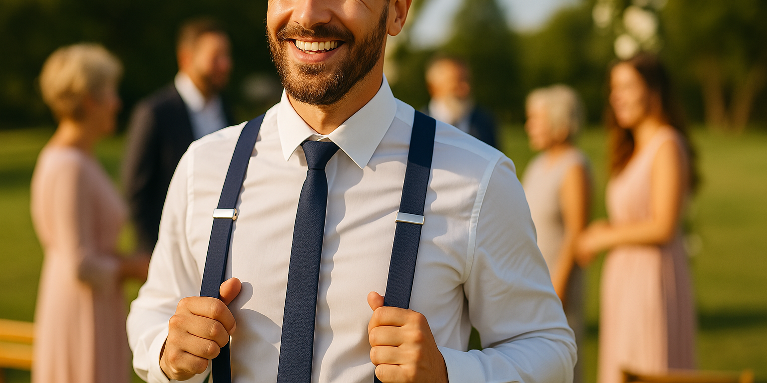 Bretelles pour Homme : Le Guide Ultime pour Allier Style et Confort Imagen