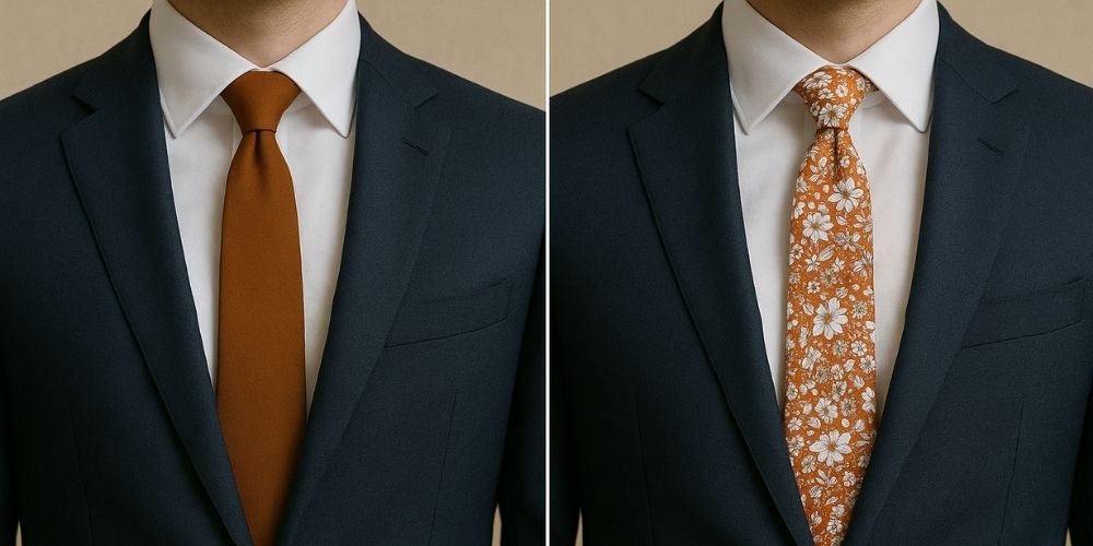 Cravate unie ou à motifs : laquelle choisir pour un look homme élégant ?