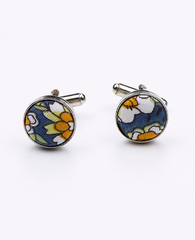 Gemelos Liberty Azul n°2 en Algodón | Gaspard - Unipap's