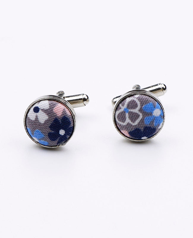 Gemelos Liberty Azul n°5 en Algodón | Gaspard - Unipap's
