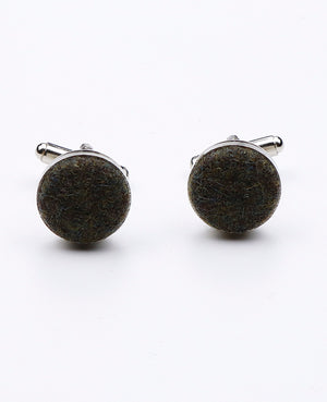 Boutons de Manchette Vert n°3 en Laine | Claude - Unipap's