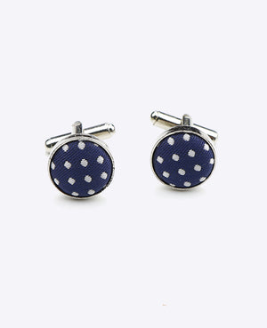 Gemelos Azul n°1 De Lunares en Poliéster «Louis»
