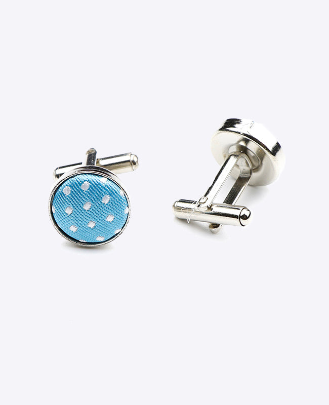 Gemelos Azul n°4 De Lunares en Poliéster «Louis»