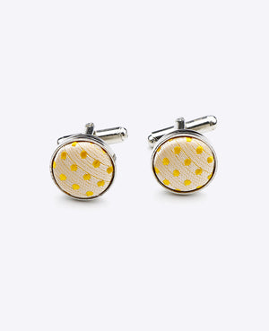 Gemelos Amarillo n°2 De Lunares en Poliéster «Louis»