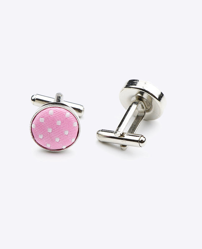 Gemelos Rosa n°1 De Lunares en Poliéster «Louis»