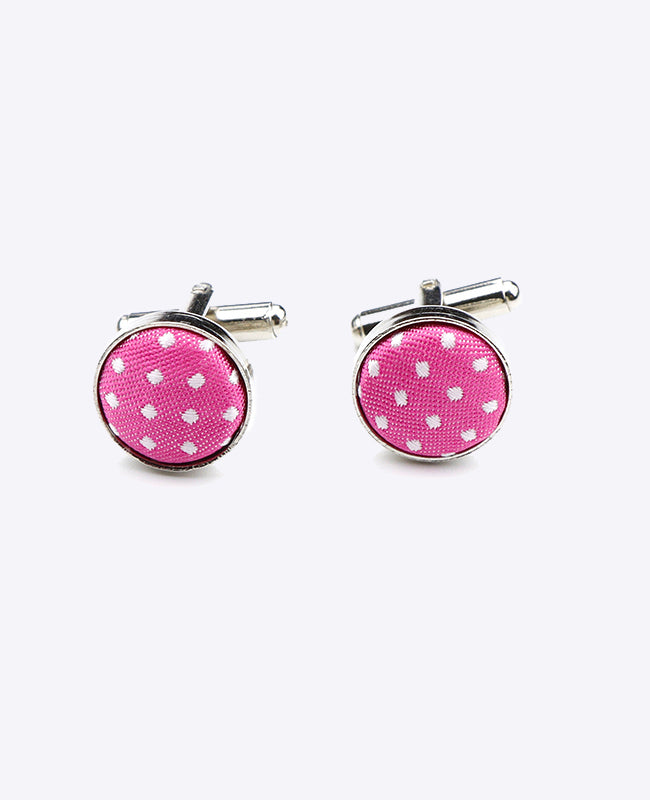 Gemelos Rosa n°2 De Lunares en Poliéster «Louis»