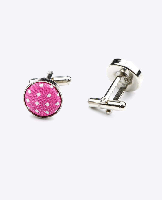 Gemelos Rosa n°2 De Lunares en Poliéster «Louis»
