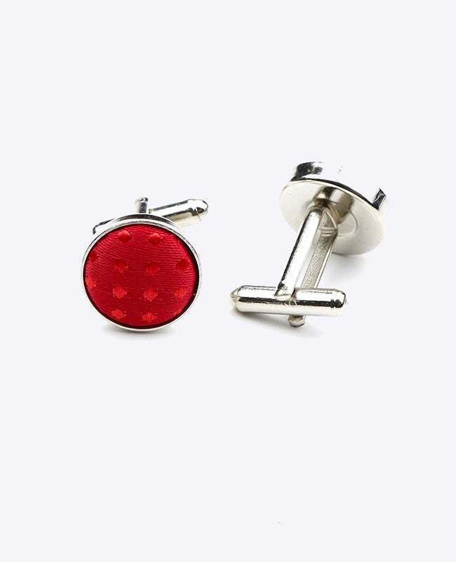 Gemelos Rojo n°1 De Lunares en Poliéster «Louis»