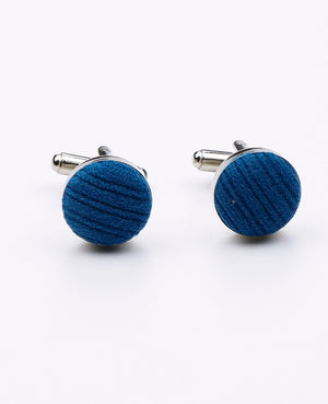 Gemelos Azul n°2 en Terciopelo «Marius»