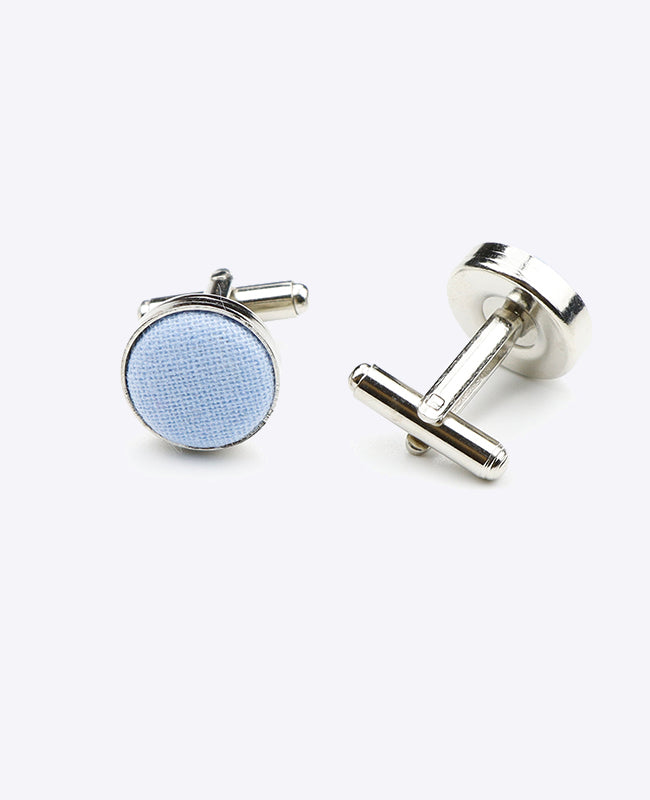 Gemelos Azul n°8 en Algodón «Edgard»