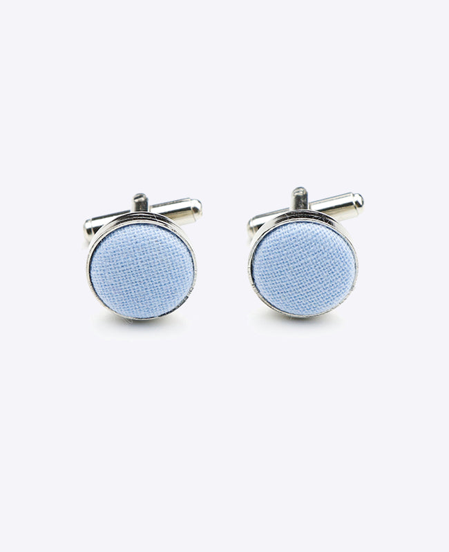 Gemelos Azul n°8 en Algodón «Edgard»