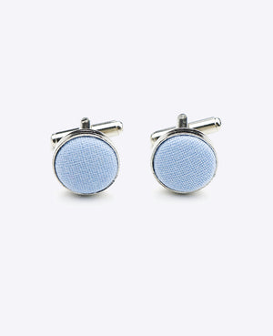 Gemelos Azul n°8 en Algodón «Edgard»
