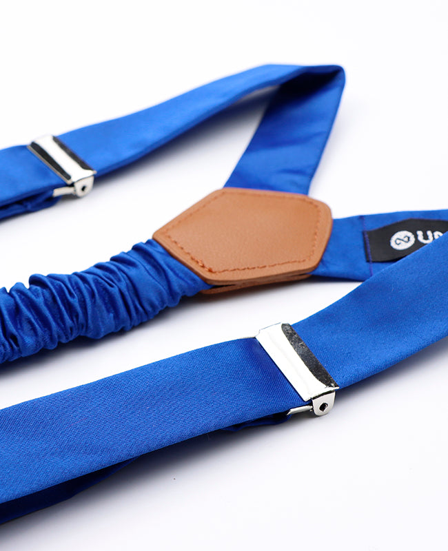 Tirantes Hombre Azul n°2 en Poliéster «Ernest»