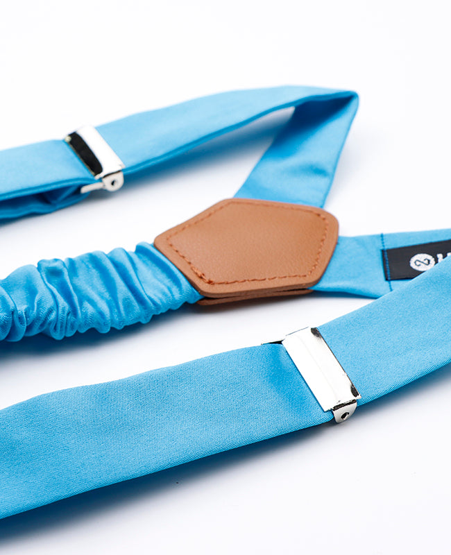 Tirantes Hombre Azul n°3 en Poliéster «Ernest»