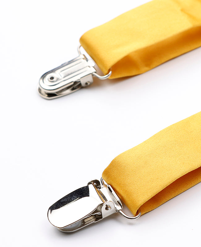 Tirantes Hombre Amarillo n°1 en Poliéster «Ernest»
