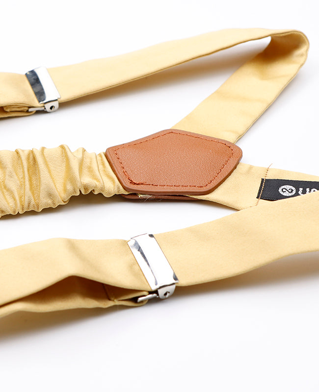 Tirantes Hombre Amarillo n°2 en Poliéster «Ernest»