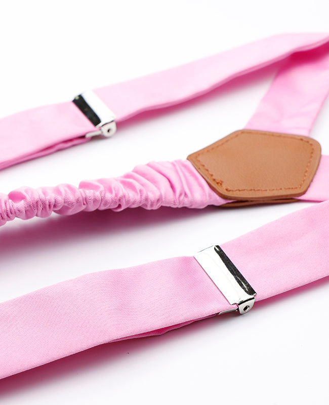 Tirantes Hombre Rosa n°1 en Poliéster «Ernest»