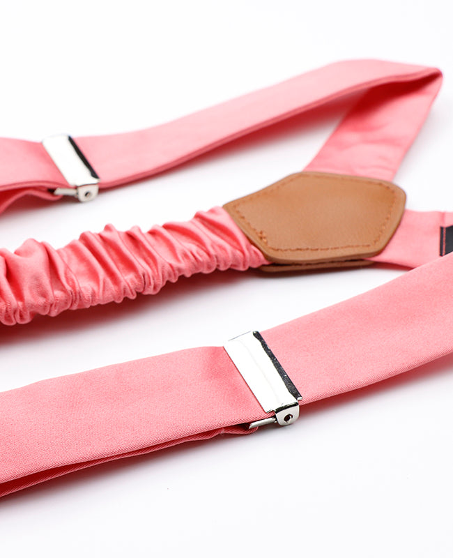 Tirantes Hombre Rosa n°2 en Poliéster «Ernest»