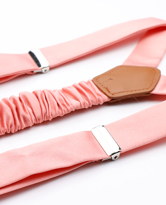 Tirantes Hombre Rosa n°3 en Poliéster «Ernest»