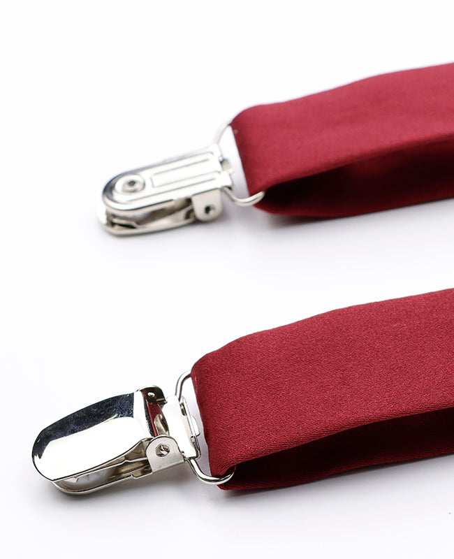 Tirantes Hombre Rojo n°1 en Poliéster «Ernest»