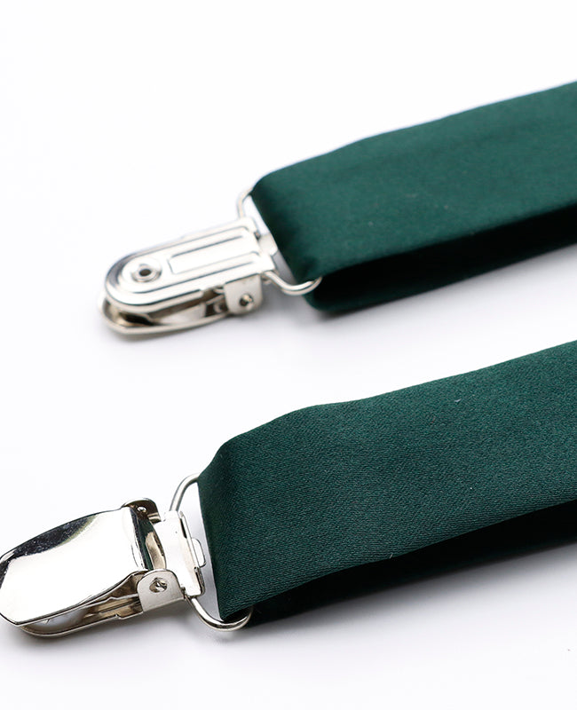 Tirantes Hombre Verde n°4 en Poliéster «Ernest»