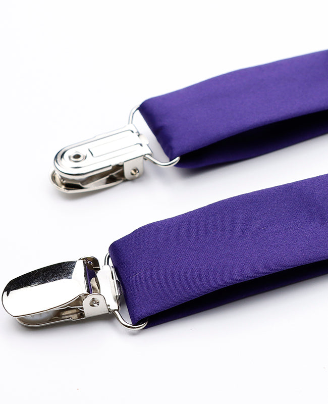 Bretelles Homme Violet n°1 en Polyester «Ernest»