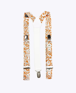 Tirantes Niños Liberty Naranja en Algodón «Clovis»