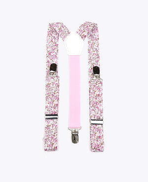 Tirantes Niños Liberty Rosa n°4 en Algodón «Gaspard»