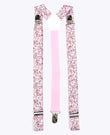 Tirantes Hombre Liberty Rosa n°4 en Algodón «Gaspard»