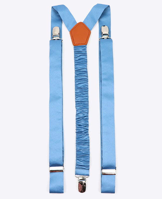 Tirantes Hombre Azul n°7 en Poliéster «Ernest»