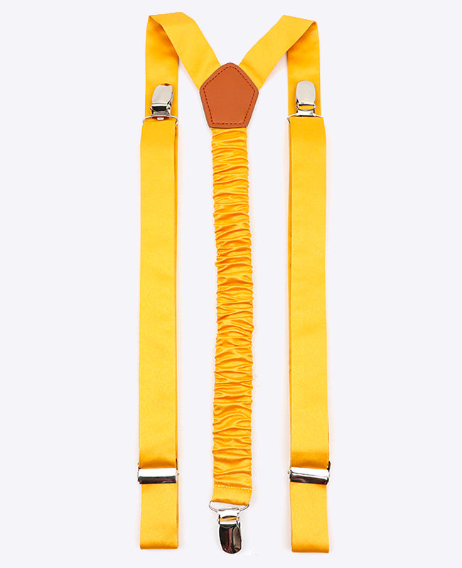Tirantes Hombre Amarillo n°1 en Poliéster «Ernest»