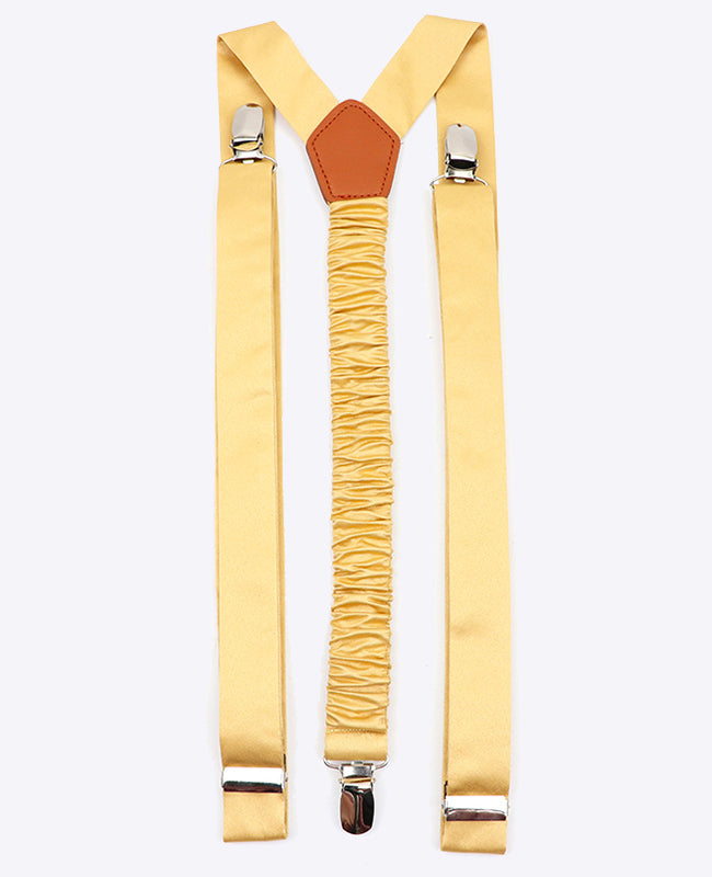 Tirantes Hombre Amarillo n°2 en Poliéster «Ernest»