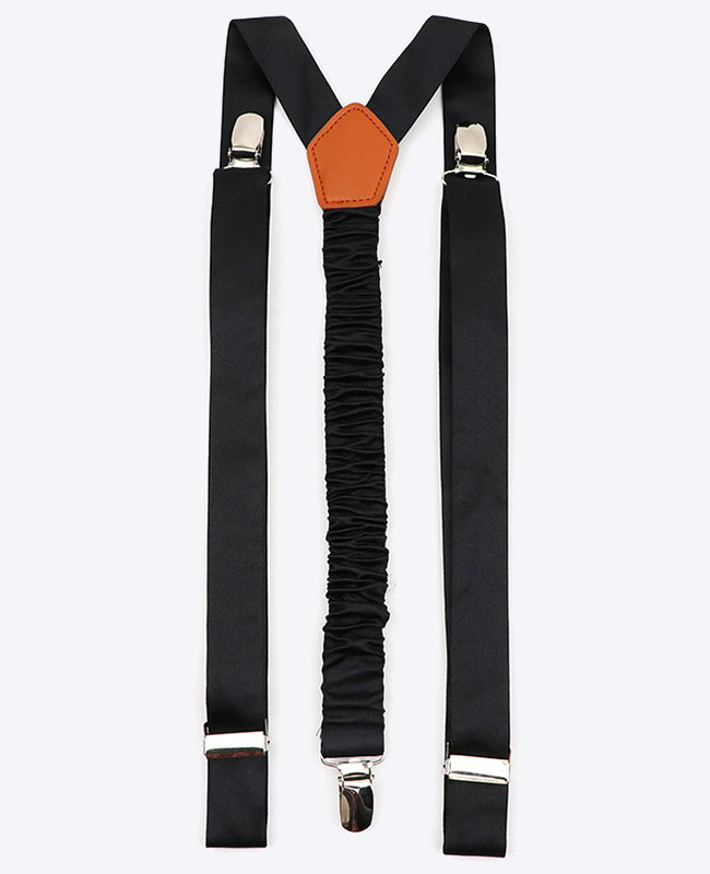 Tirantes Hombre Negro en Poliéster «Ernest»