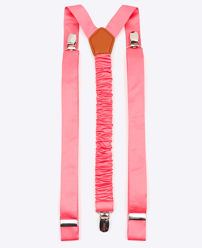 Tirantes Hombre Rosa n°2 en Poliéster «Ernest»