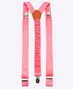 Tirantes Hombre Rosa n°2 en Poliéster «Ernest»