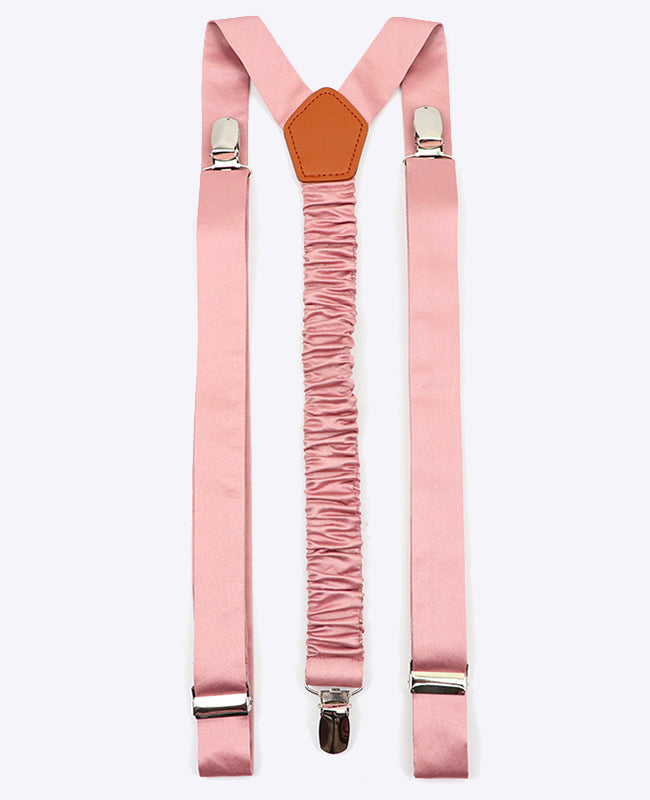 Tirantes Hombre Rosa n°4 en Poliéster «Ernest»