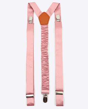 Tirantes Hombre Rosa n°4 en Poliéster «Ernest»