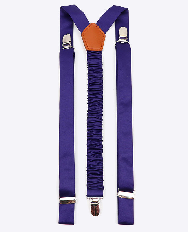 Tirantes Hombre Violeta n°1 en Poliéster «Ernest»
