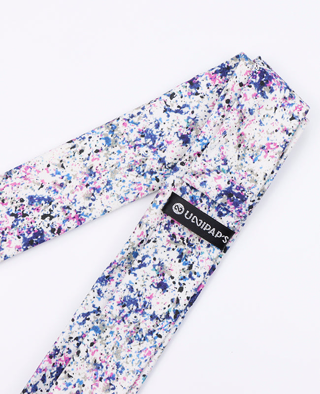 Corbata Liberty Blanco n°1 Hombre en Algodón | Charles - Unipap's