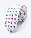 Corbata Liberty Blanco n°1 Hombre en Algodón | Gaspard - Unipap's