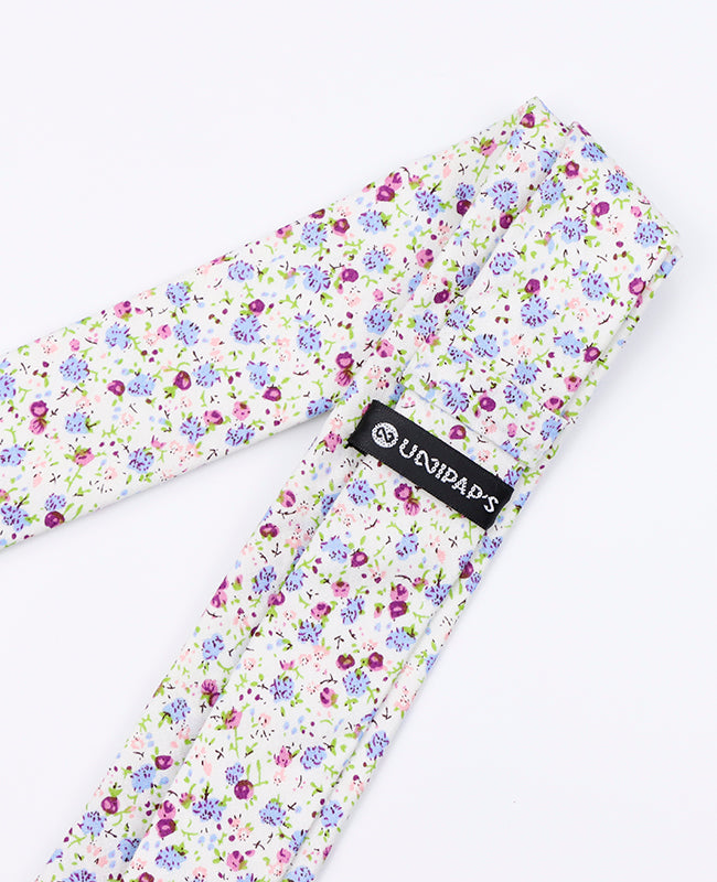 Corbata Liberty Gris Hombre en Algodón | Gaspard - Unipap's