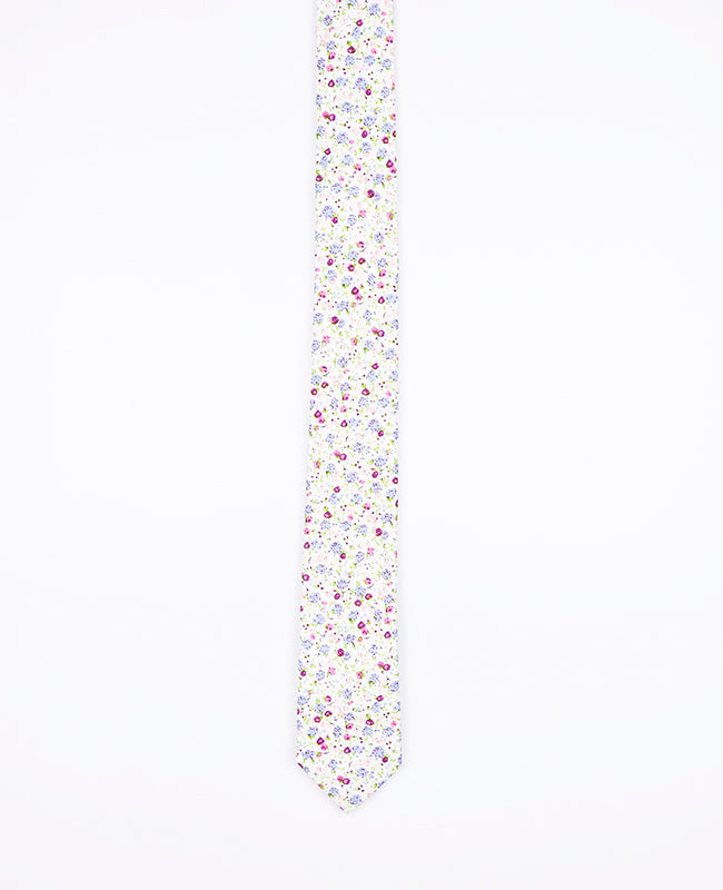 Corbata Liberty Gris Hombre en Algodón | Gaspard - Unipap's